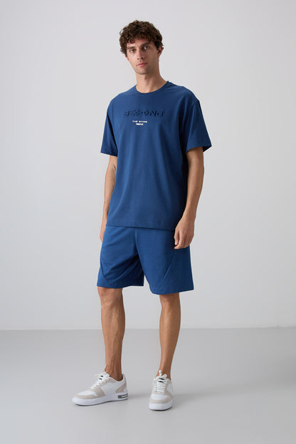 Parlament Cotton Thick Soft Textured Comfort Fit Printed Men's Shorts - 81264
