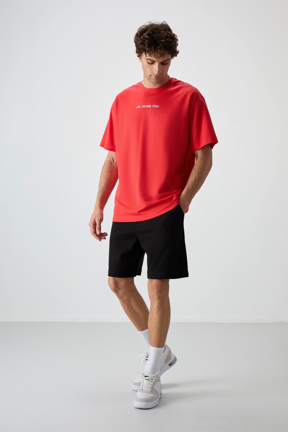 Black Cotton Thick Soft Textured Comfort Fit Basic Men's Shorts - 81274
