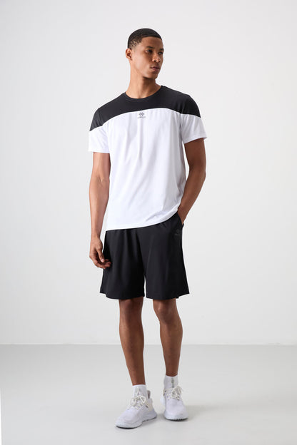 Black Polyester Thick Soft Comfort Fit Men's Shorts - 81268