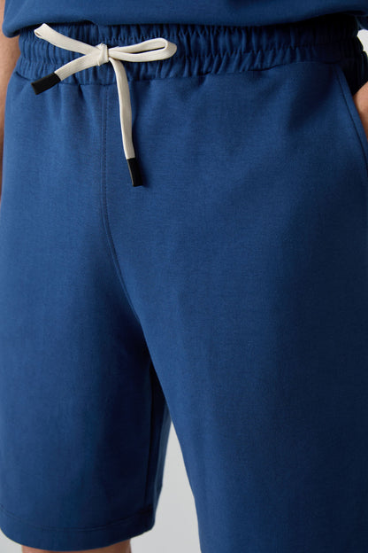 Parlament Cotton Thick Soft Textured Oversize Fit Basic Men's Shorts Set - 85249