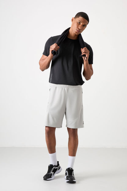 Stone Polyester Thick Soft Comfort Fit Men's Shorts - 81271