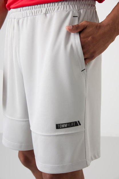 Stone Polyester Thick Soft Comfort Fit Men's Shorts - 81272