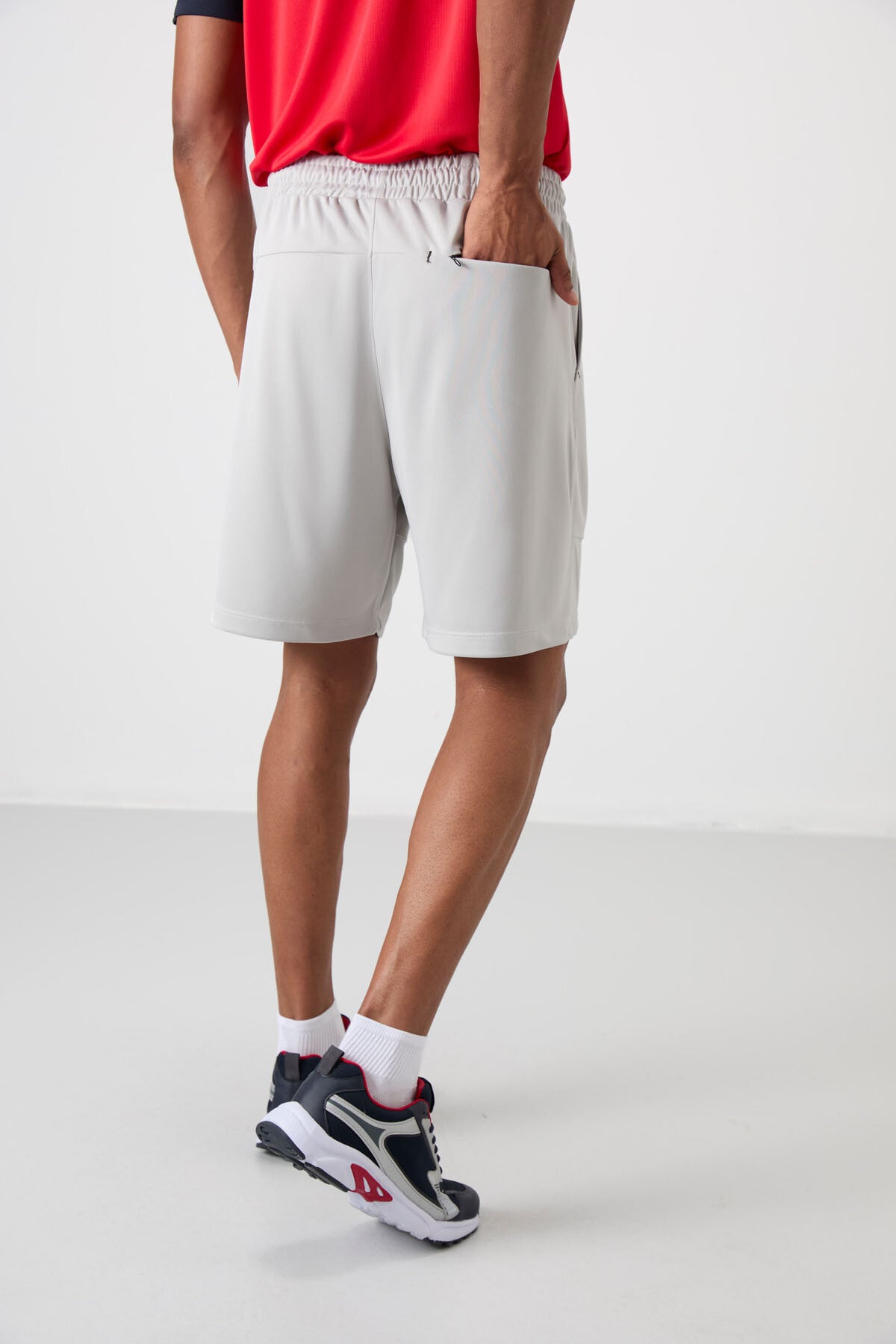 Stone Polyester Thick Soft Comfort Fit Men's Shorts - 81272