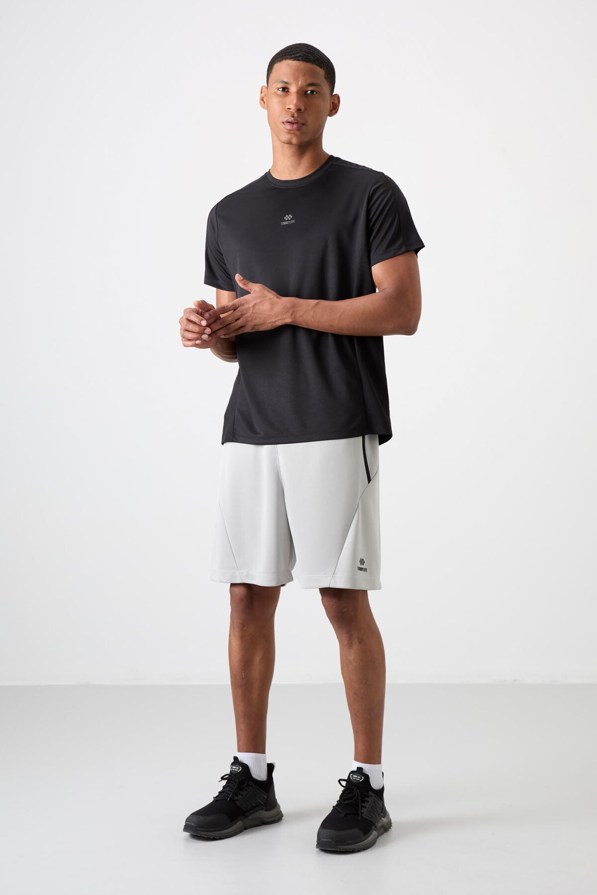 Stone Polyester Thick Soft Comfort Fit Men's Shorts - 81273