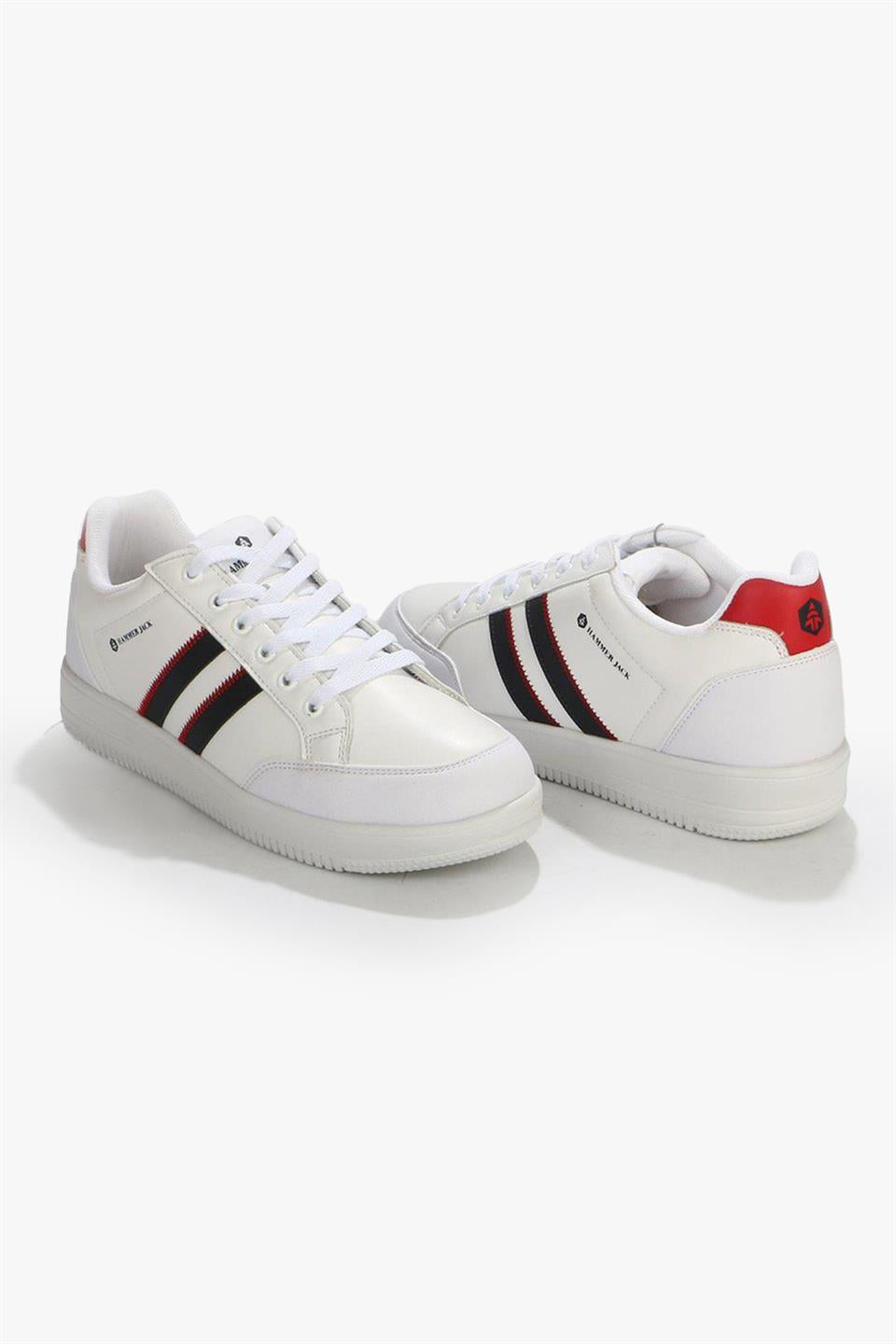 Lares White Men's Athletic Shoes