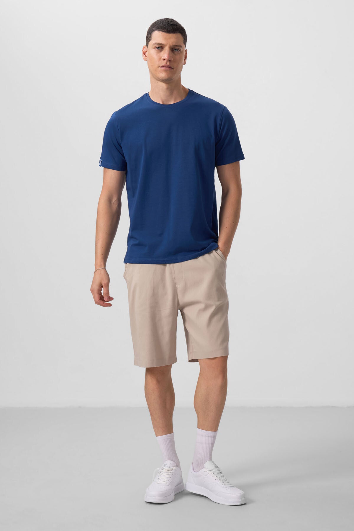 Parliament Men's Basic Short Sleeve Regular Fit O Collar T-shirt - 87911