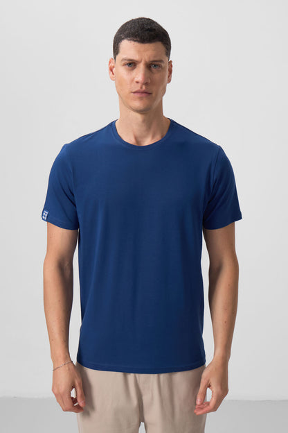 Parliament Men's Basic Short Sleeve Regular Fit O Collar T-shirt - 87911
