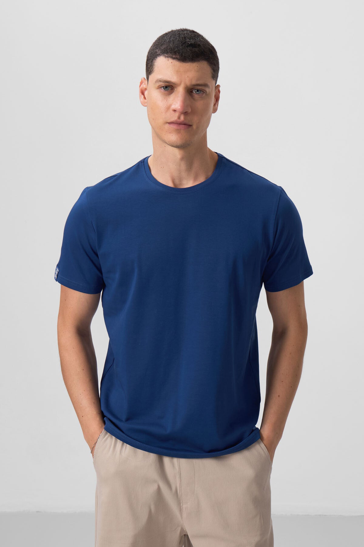 Parliament Men's Basic Short Sleeve Regular Fit O Collar T-shirt - 87911