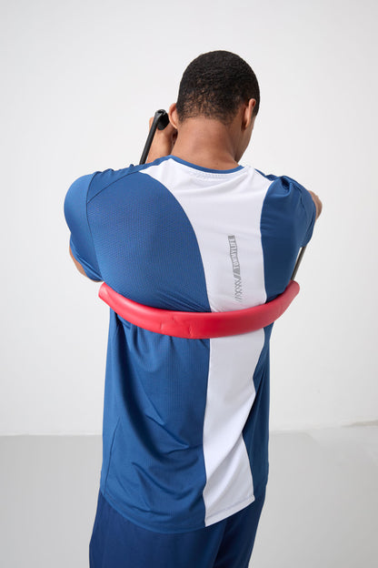 Parliament Polyester Breathable Textured Thin Flexible Standard Fit Men's Performance T-Shirt - 88387