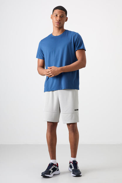 Parliament Polyester Breathable Textured Thin Flexible Standard Fit Men's Performance T-Shirt - 88388