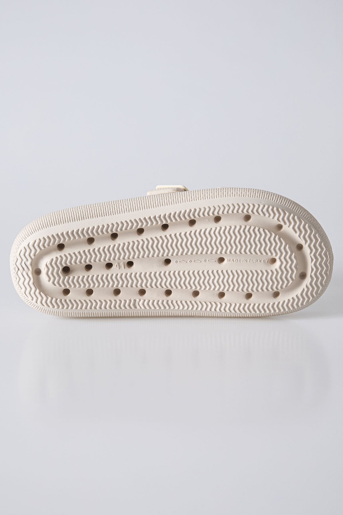 High Sole Double Buckle Men's Slipper -89302