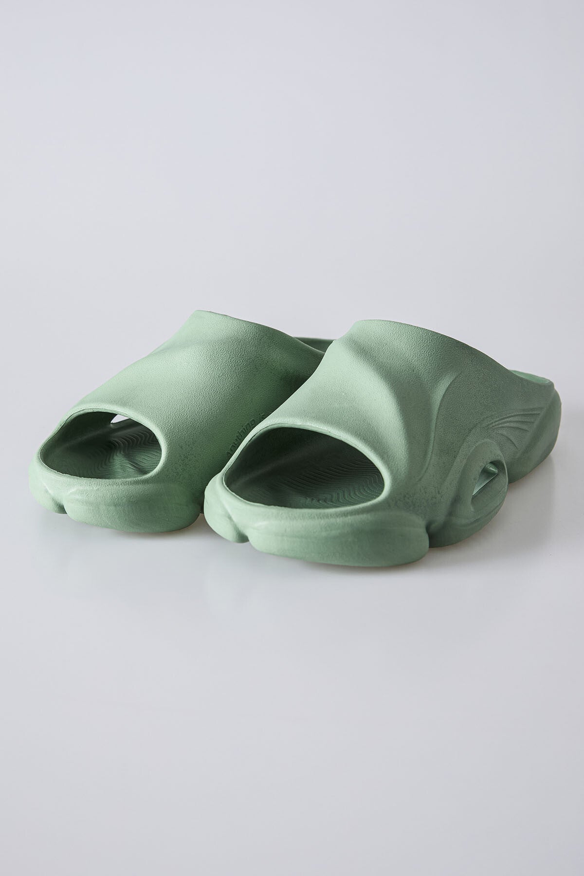 High Green Sole Banded Men's Slippers -89303
