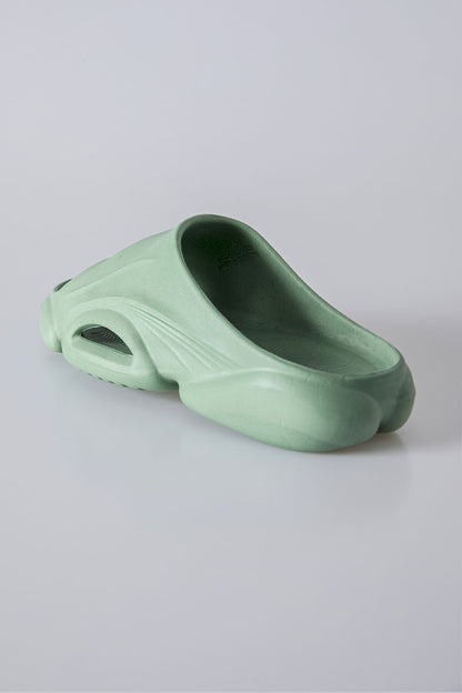 High Green Sole Banded Men's Slippers -89303