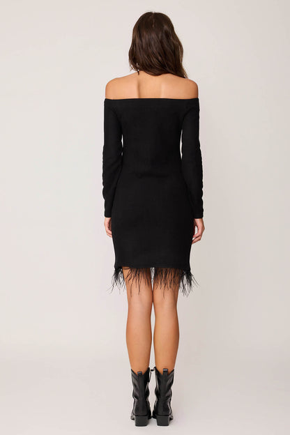 FUR DETAILED DRESS