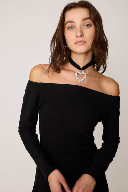 FUR DETAILED DRESS