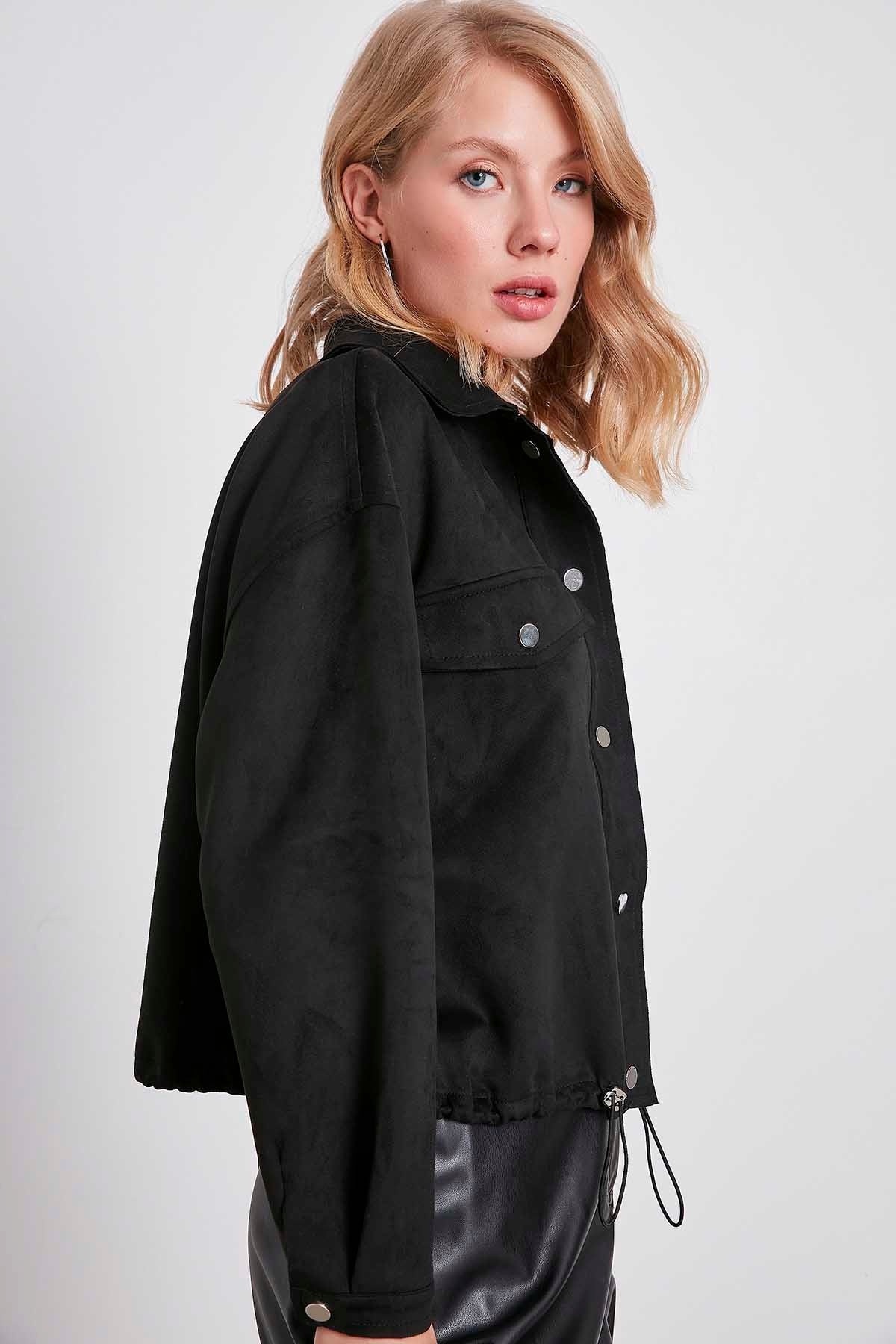 BLOUSE WITH STRING WAIST
