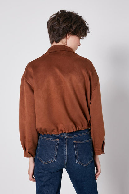 BLOUSE WITH STRING WAIST