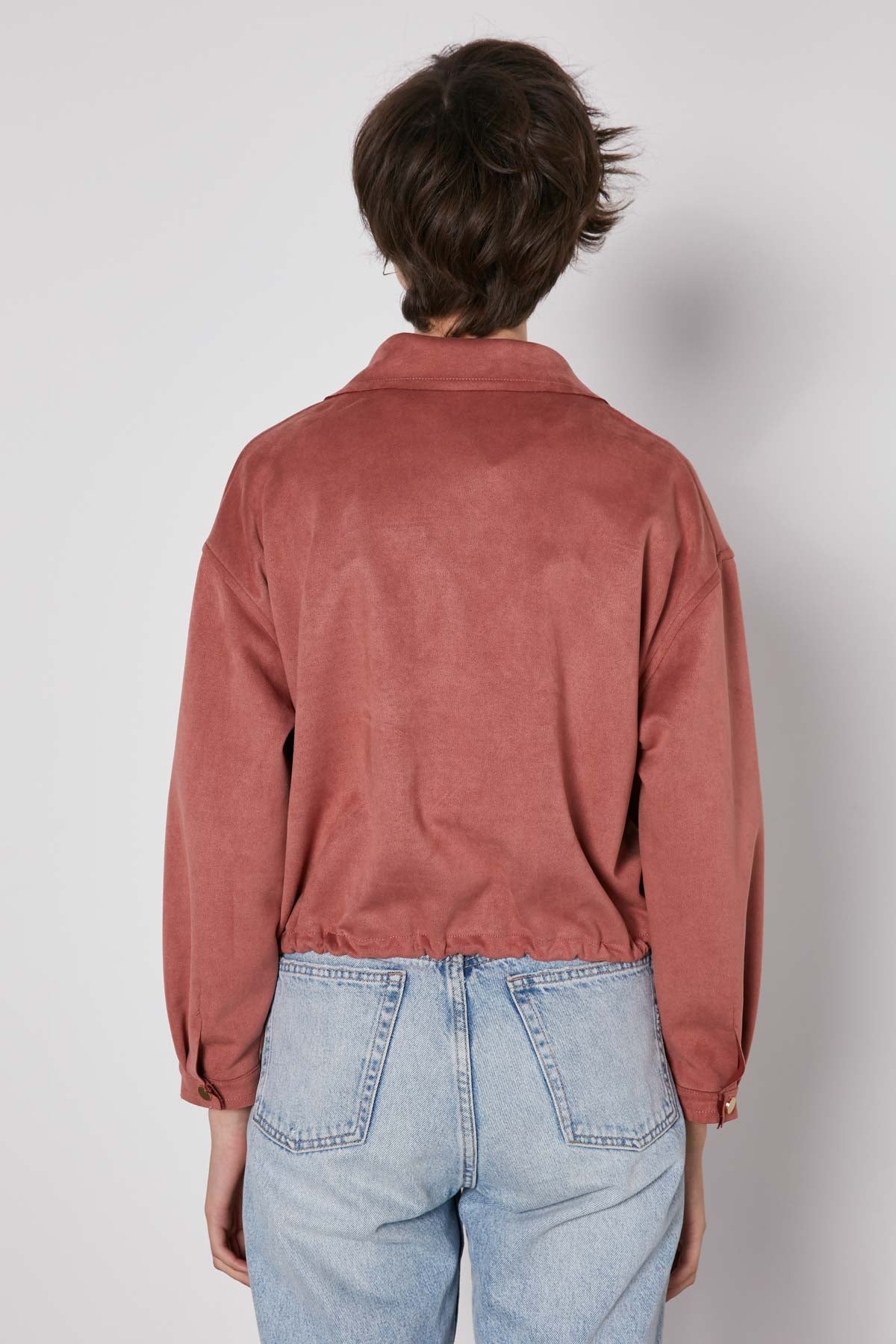 BLOUSE WITH STRING WAIST