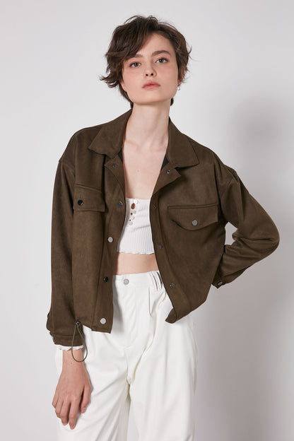 BLOUSE WITH STRING WAIST