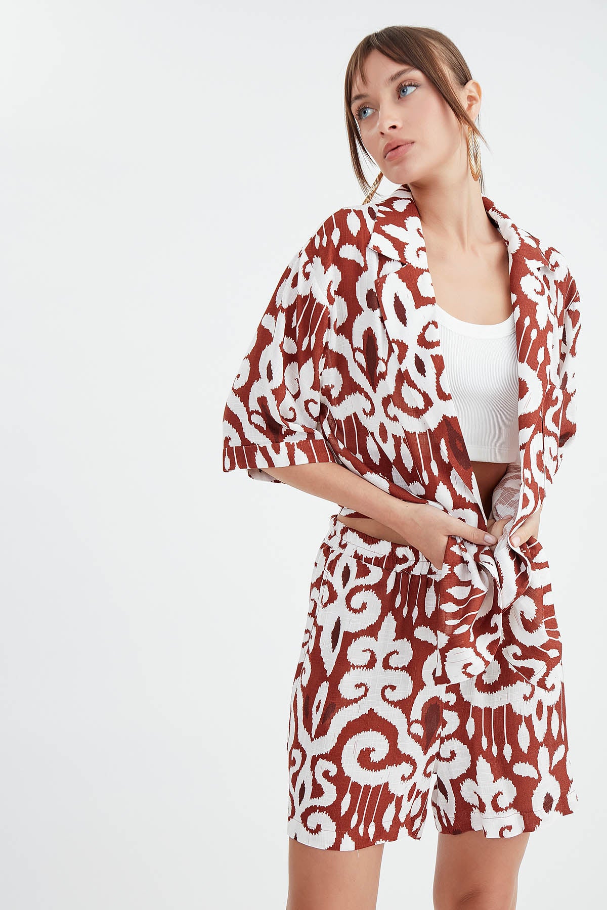 ETHNIC PATTERN  LOOSE JACKET