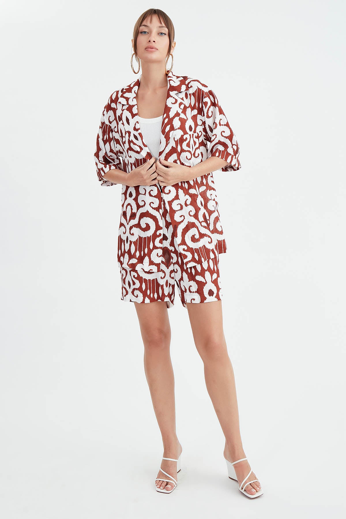 ETHNIC PATTERN  LOOSE JACKET