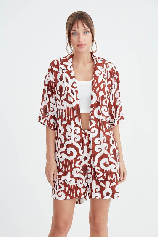ETHNIC PATTERN  LOOSE JACKET