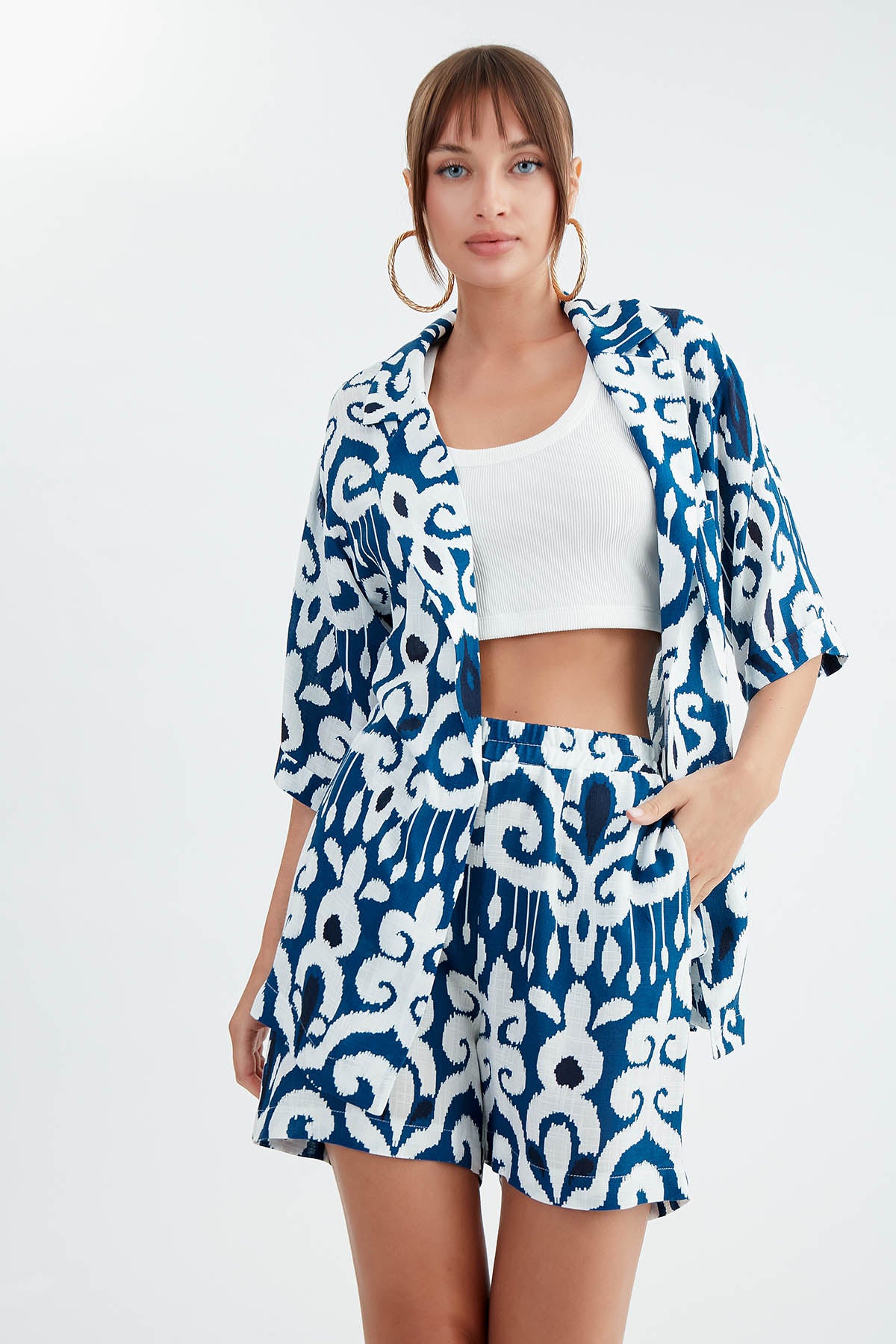 ETHNIC PATTERN  LOOSE JACKET