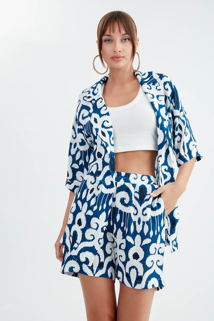 ETHNIC PATTERN  LOOSE JACKET