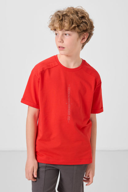 Fiesta Cotton Soft Woven Oversized Printed T-Shirt - 11301