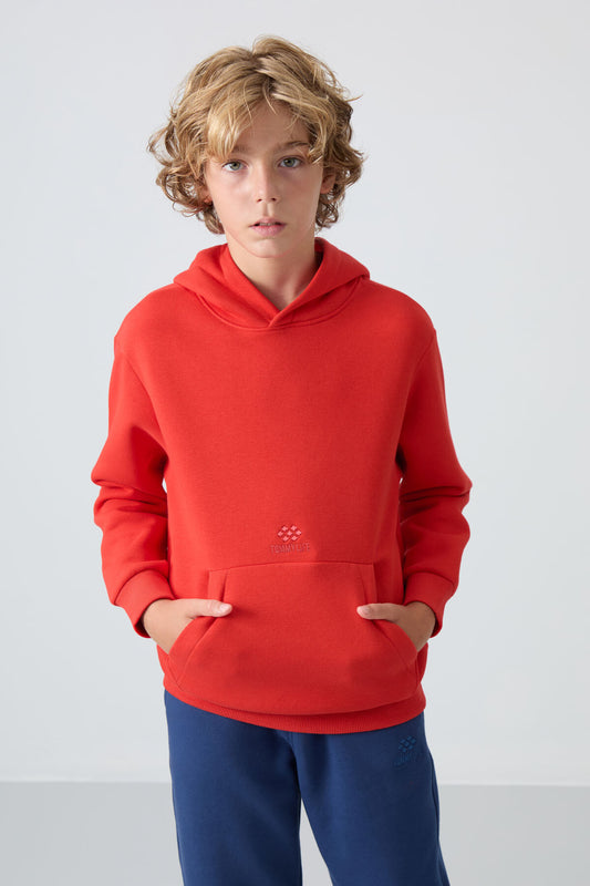Fiesta Cotton Thick Fleece-Lined Soft Textured Standard Fit Printed Boys' Sweatshirt - 11215