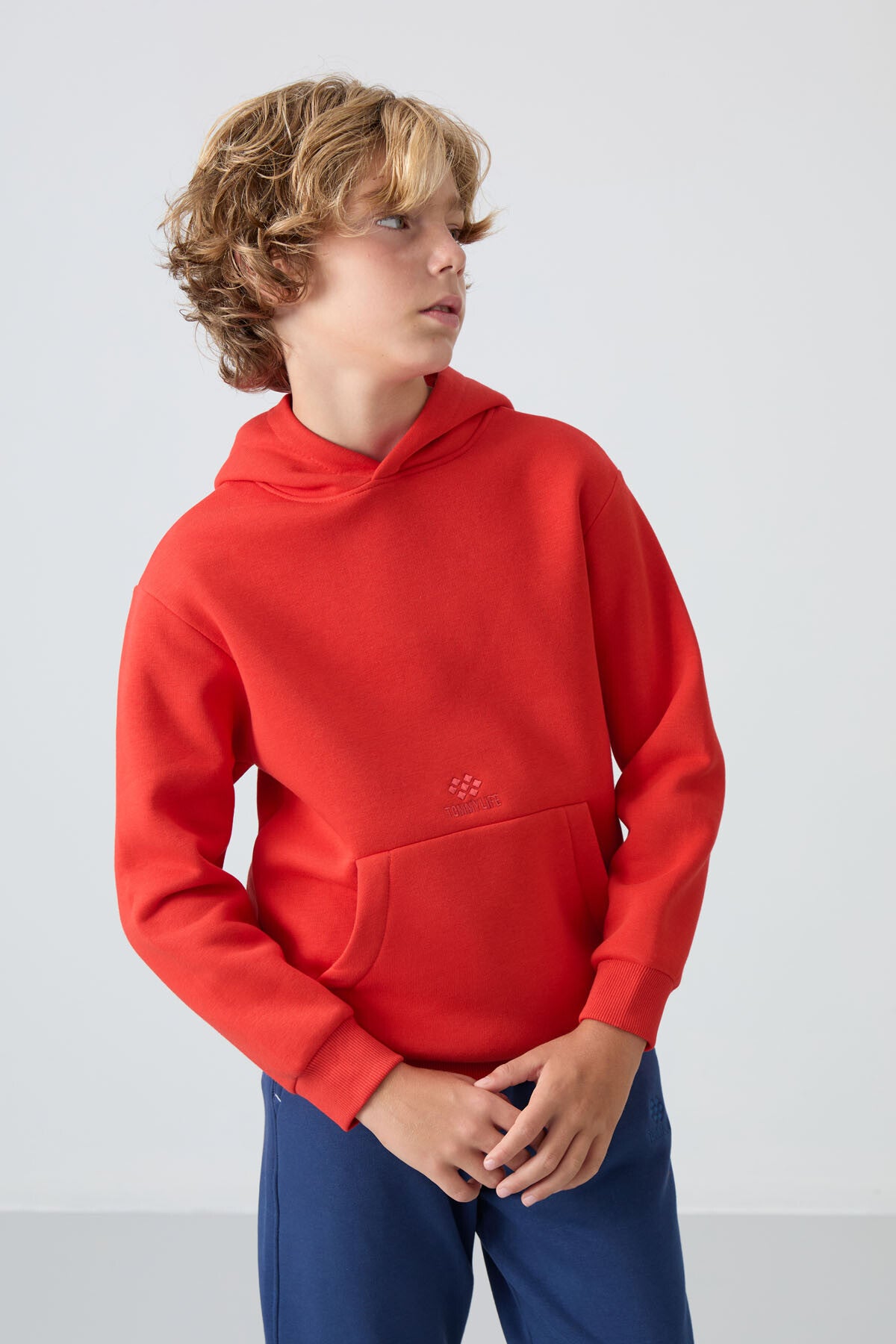 Fiesta Cotton Thick Fleece-Lined Soft Textured Standard Fit Printed Boys' Sweatshirt - 11215
