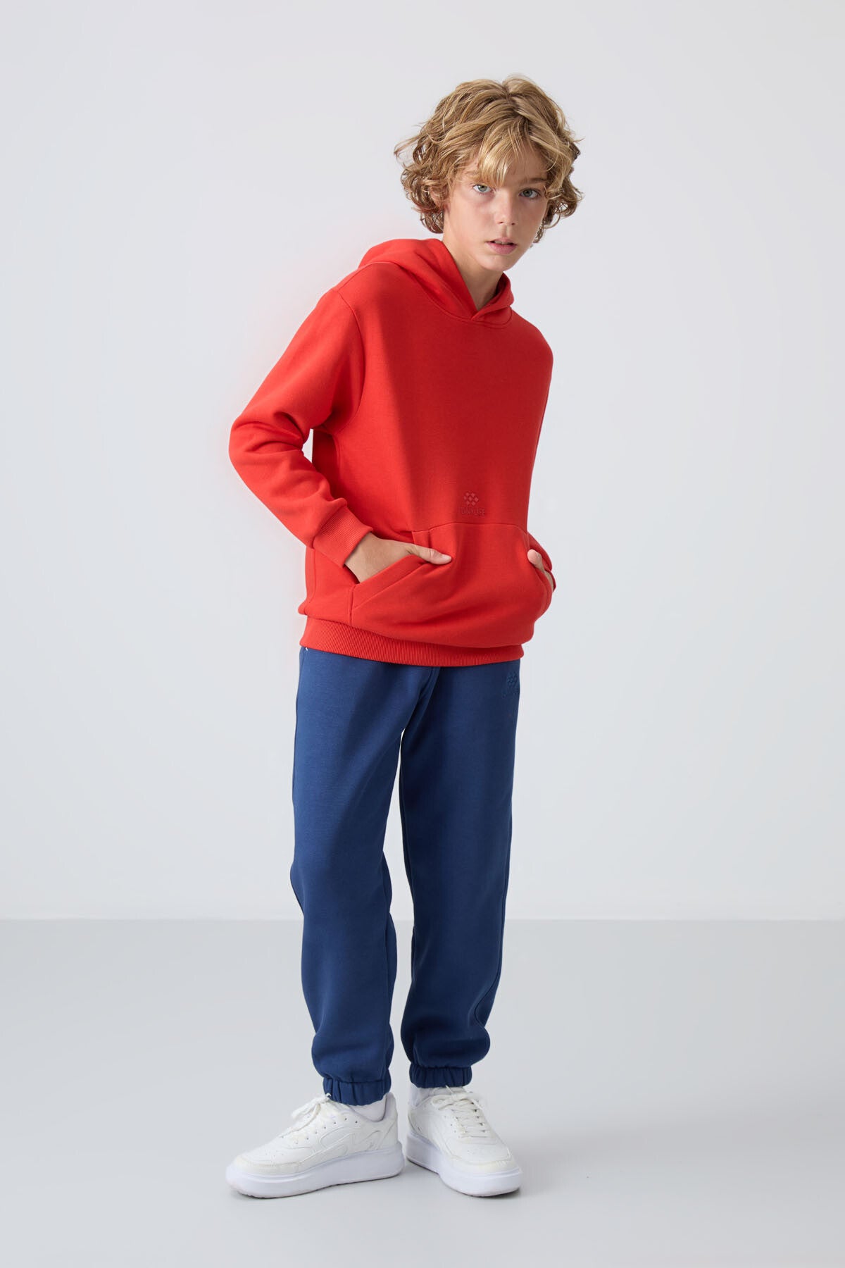 Fiesta Cotton Thick Fleece-Lined Soft Textured Standard Fit Printed Boys' Sweatshirt - 11215