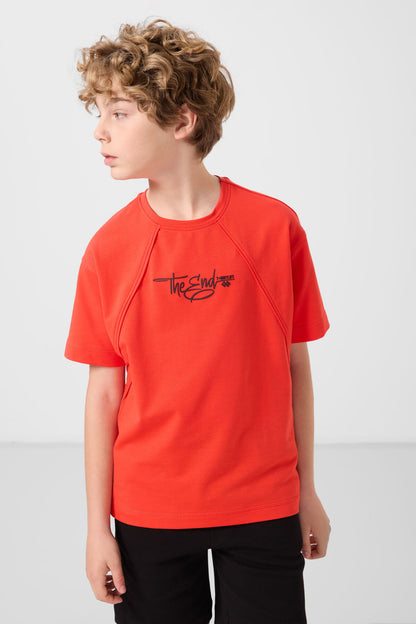 Fiesta Cotton Soft Woven Oversized Printed T-Shirt - 11285