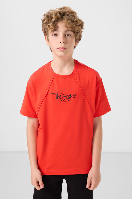 Fiesta Cotton Soft Woven Oversized Printed T-Shirt - 11285