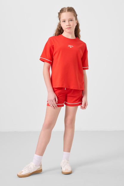 Fiesta Cotton Soft Woven Standard Fit Basic Girl Shorts Set - 75183