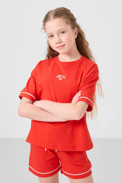 Fiesta Cotton Soft Woven Standard Fit Basic Girl Shorts Set - 75183