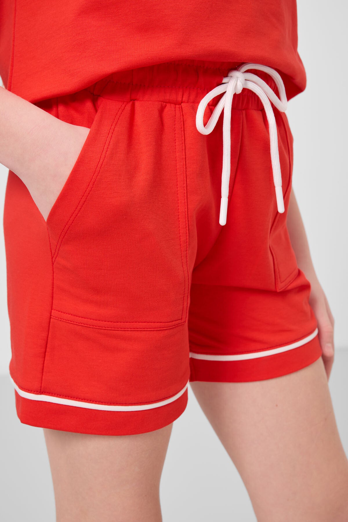 Fiesta Cotton Soft Woven Standard Fit Basic Girl Shorts Set - 75183