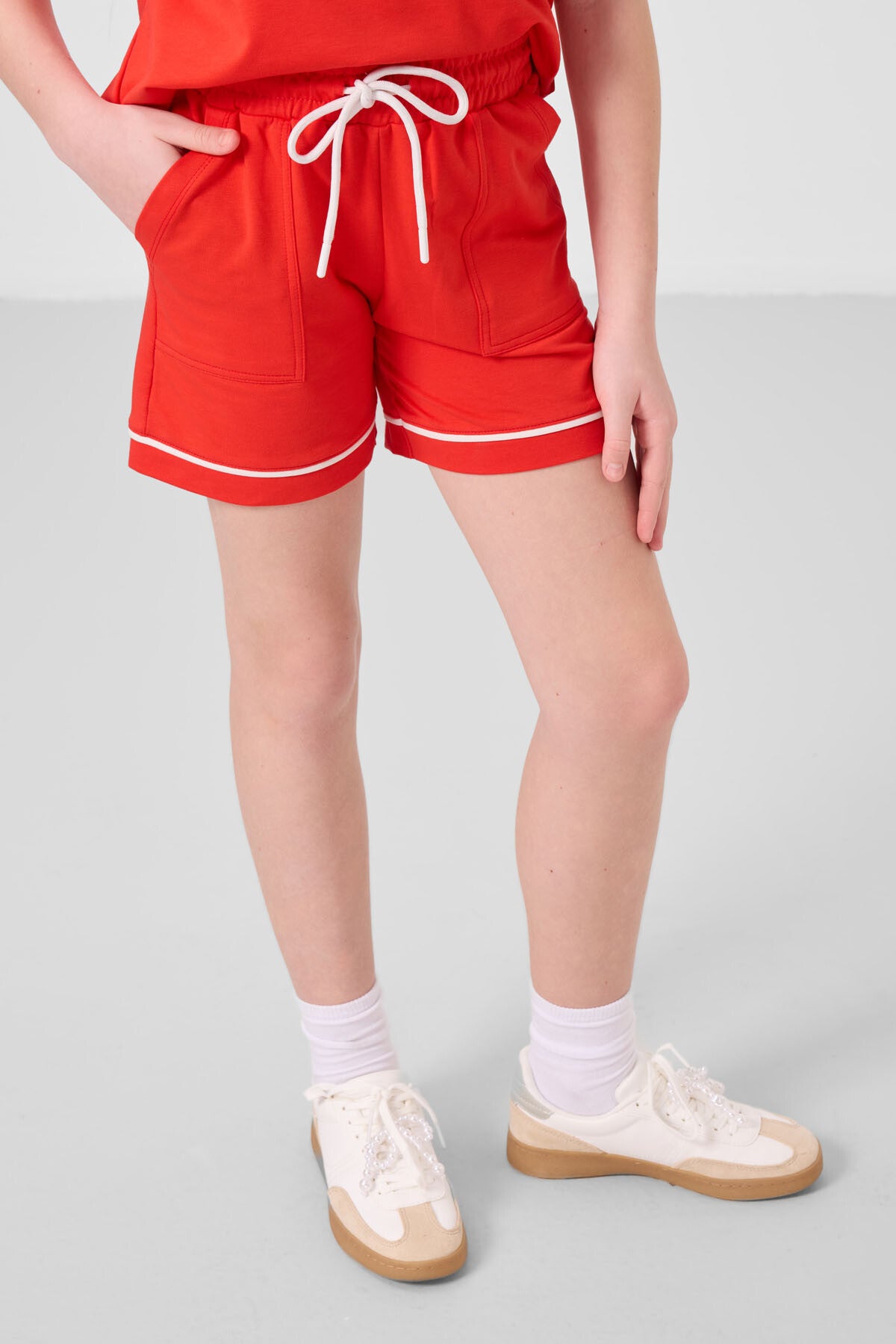 Fiesta Cotton Soft Woven Standard Fit Basic Girl Shorts Set - 75183