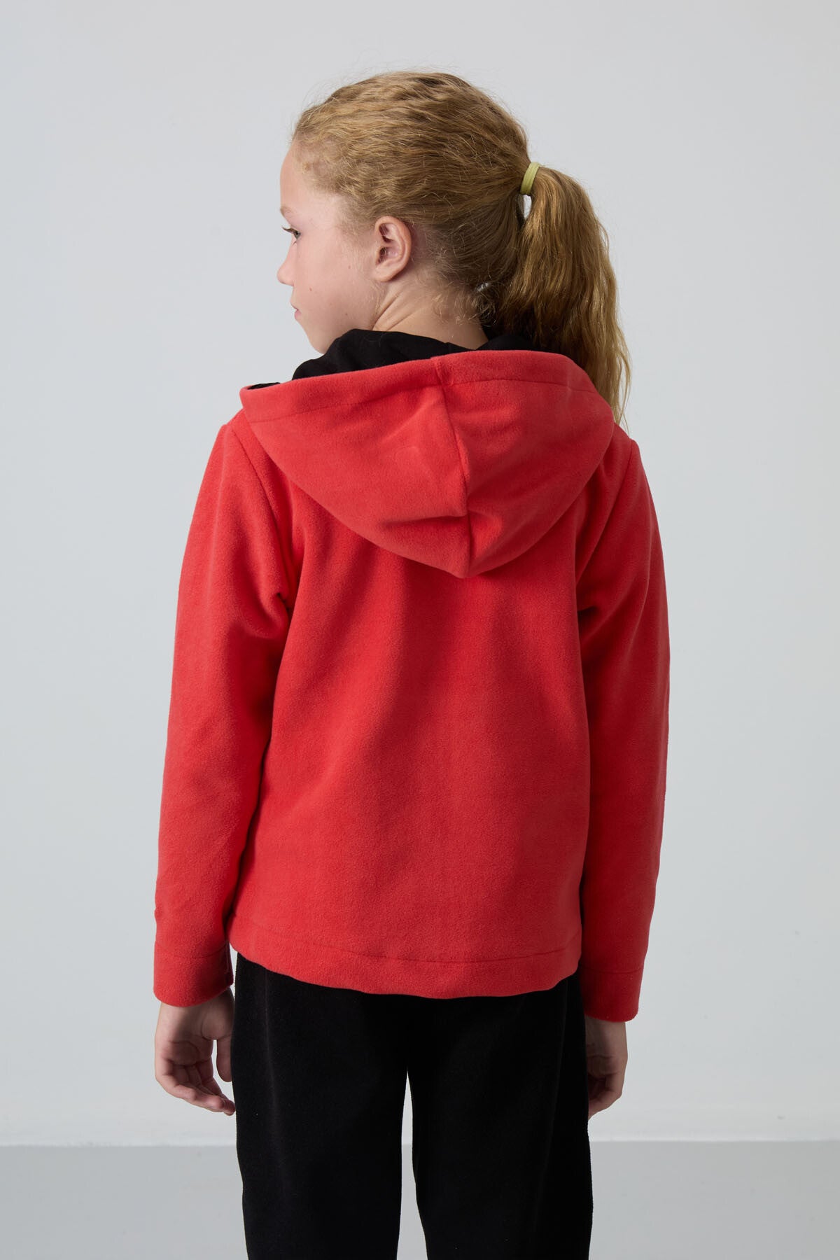 Fiesta Thick Soft Textured Standard Fit Embroidered Fleece Girls' Sweatshirt - 75152