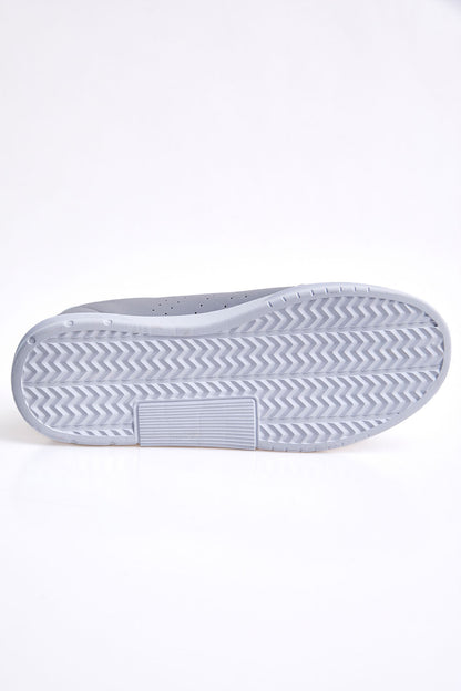 Smoke Laced High Sole PU Leather Men's Sports Shoes - 89132