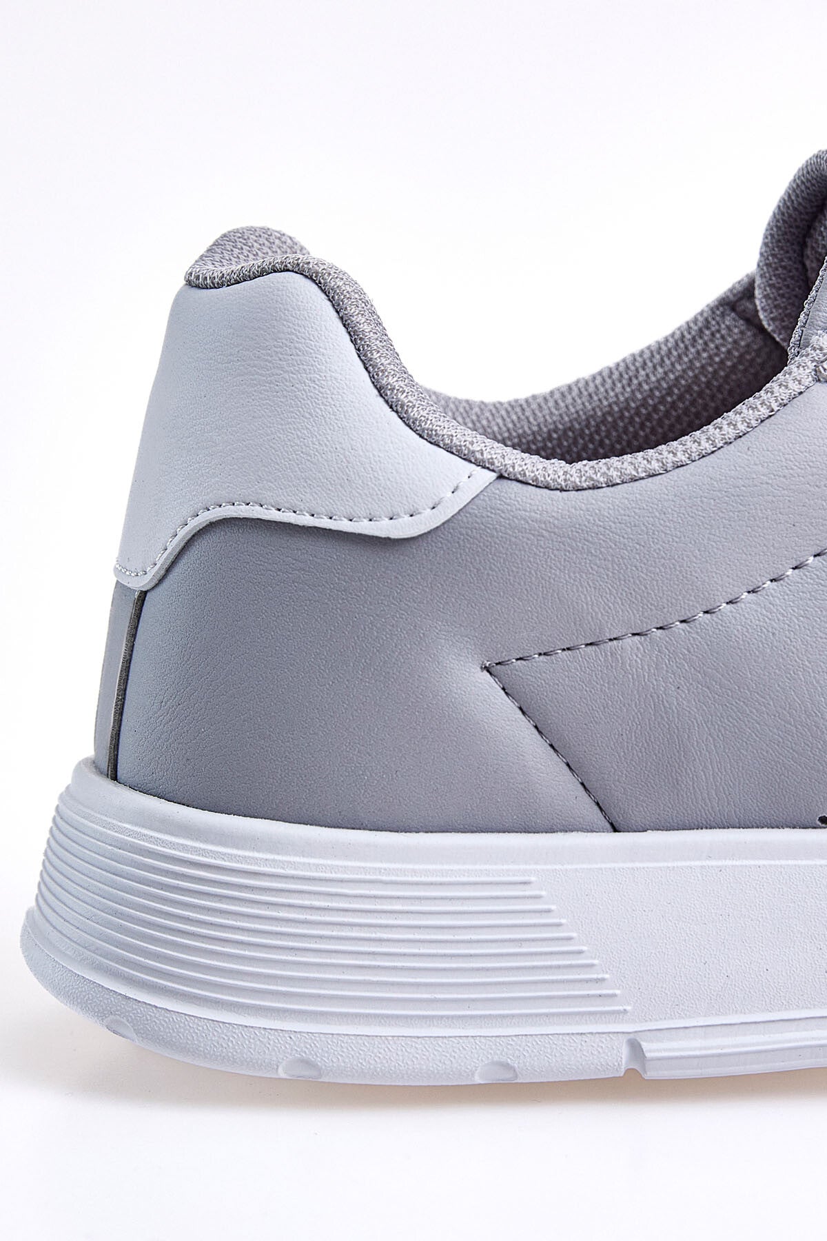 Smoke Laced High Sole PU Leather Men's Sports Shoes - 89132