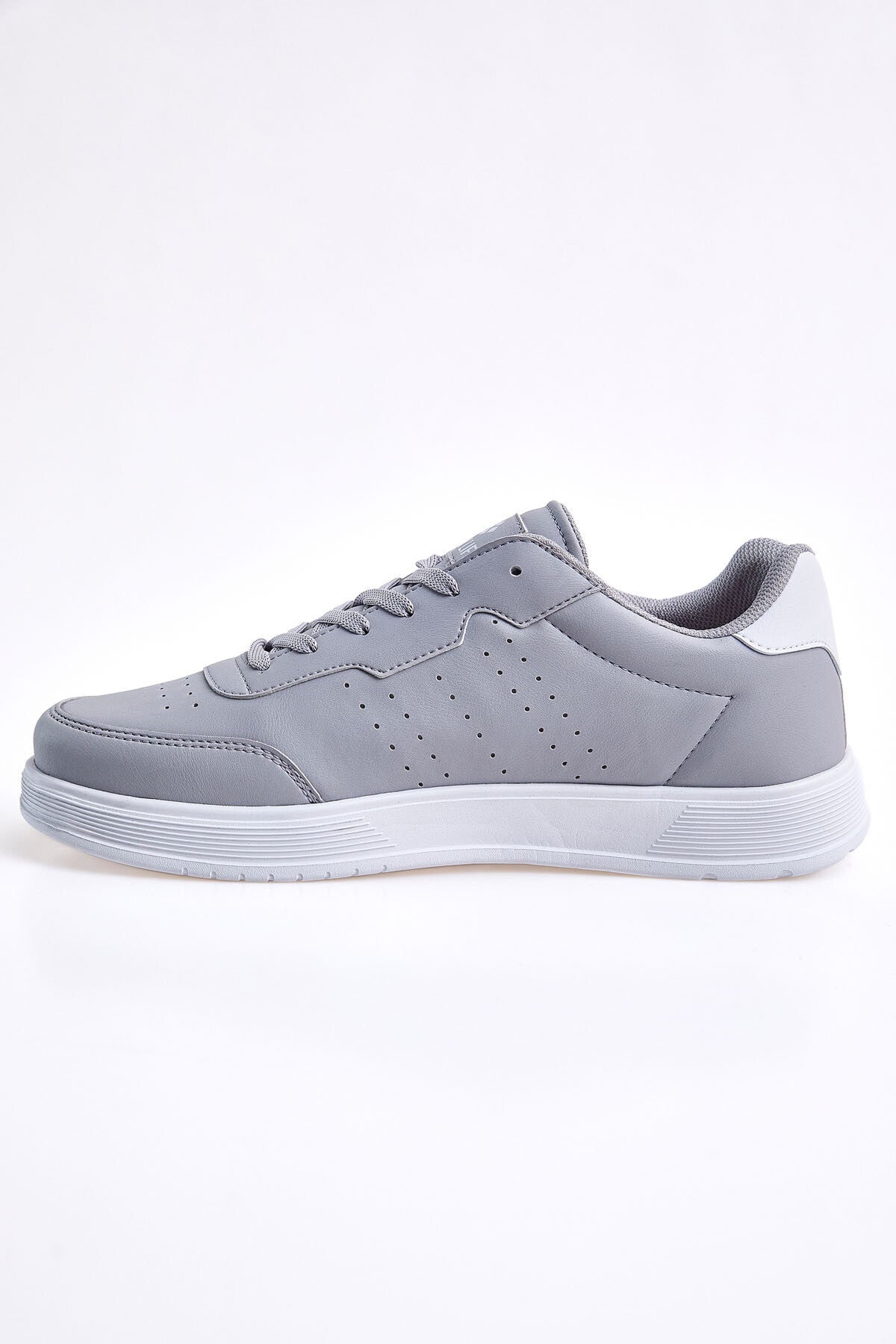 Smoke Laced High Sole PU Leather Men's Sports Shoes - 89132