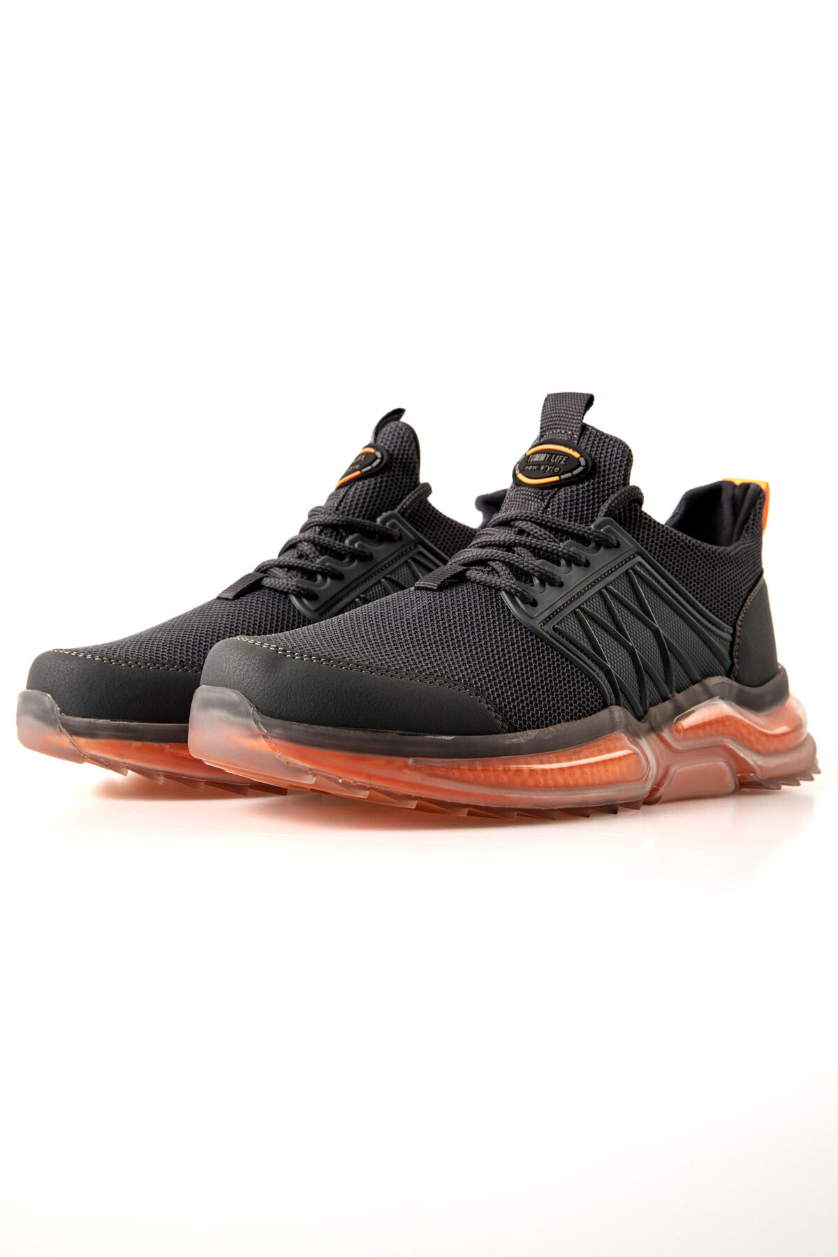 Smoked Fillet High Sole Laced Men's Sports Shoe - 89108