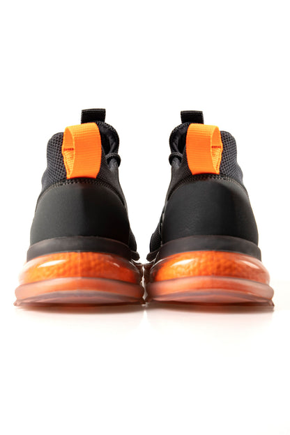 Smoked Fillet High Sole Laced Men's Sports Shoe - 89108