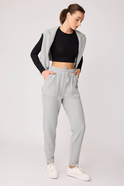 WIDE-POCKET BELT ELASTANE TRACKSUIT