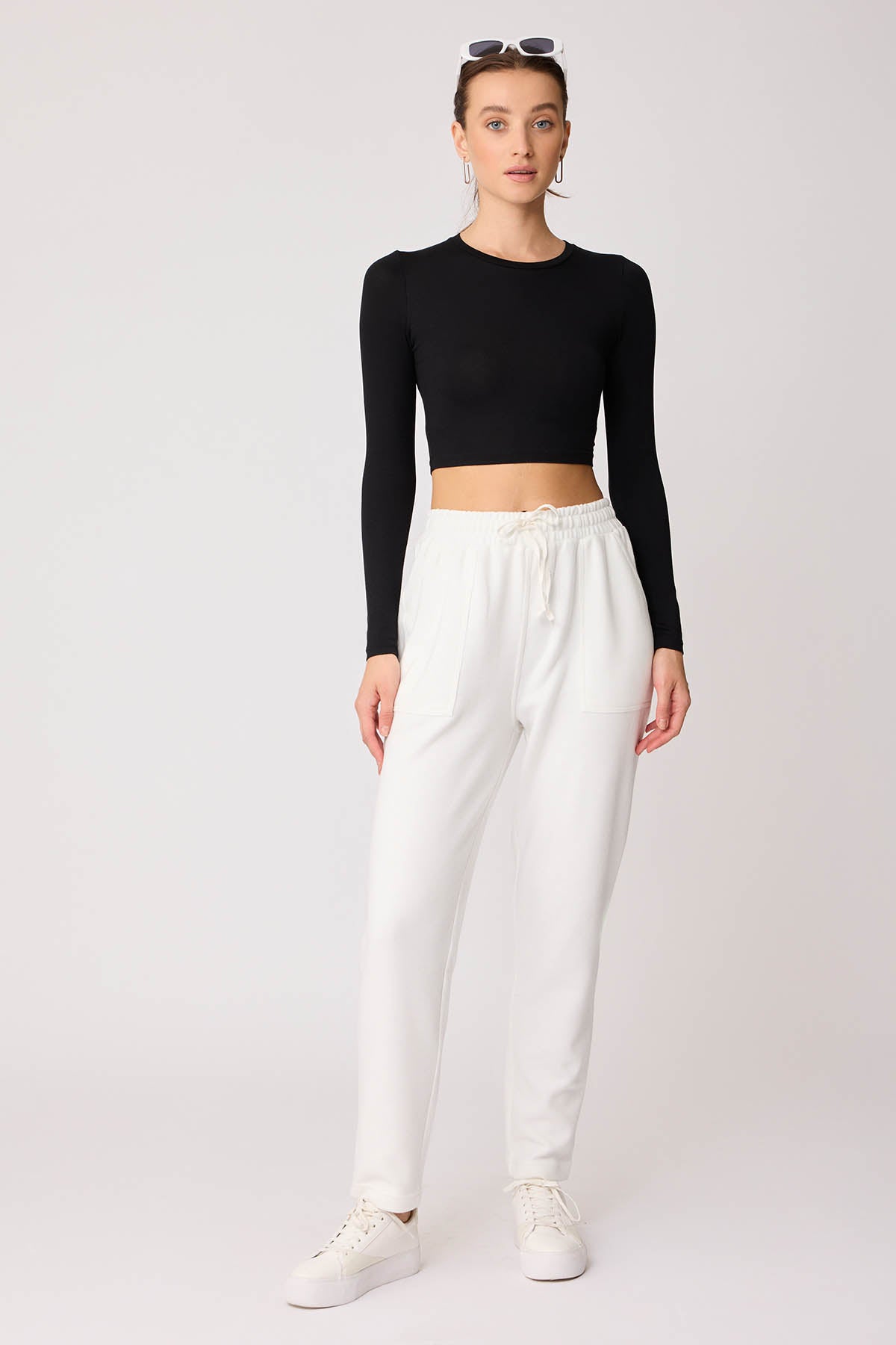 WIDE-POCKET BELT ELASTANE TRACKSUIT