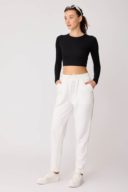 WIDE-POCKET BELT ELASTANE TRACKSUIT