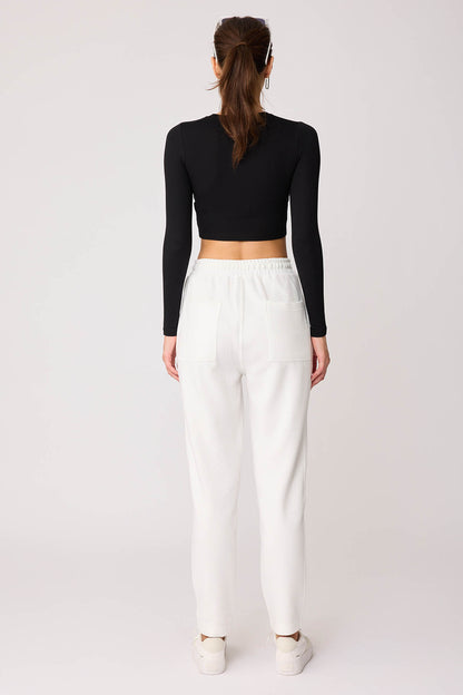 WIDE-POCKET BELT ELASTANE TRACKSUIT