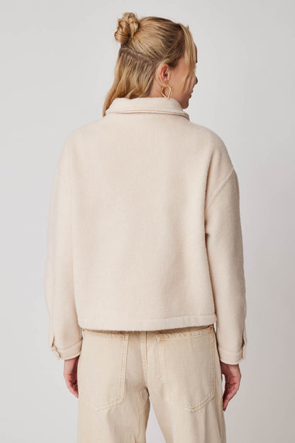 CROP JACKET WITH WIDE POCKETS
