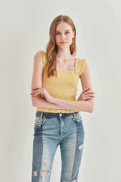 COILED BOLD MINI BLOUSE